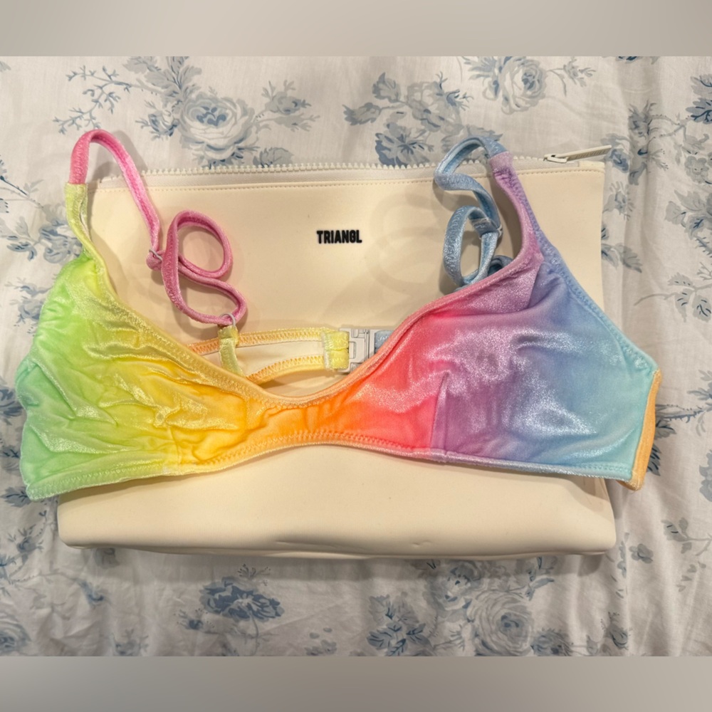 Triangl Rainbow Bikini | Top size L, Bottom size XL